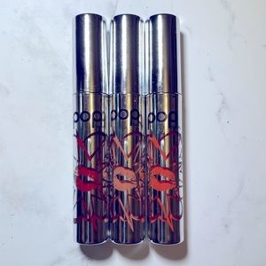 3 Pack Pop Beauty Matte Lipsticks